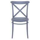 Compamia Cross Resin Outdoor Chair Black/Dark Gray/Taupe/Olive Green/White - Set of 2