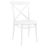 Compamia Cross Resin Outdoor Chair Black/Dark Gray/Taupe/Olive Green/White - Set of 2