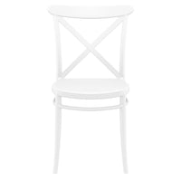 Compamia Cross Resin Outdoor Chair Black/Dark Gray/Taupe/Olive Green/White - Set of 2