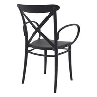 Compamia Cross XL Resin Outdoor Chair Black/Dark Gray/Taupe/Olive Green/White - Set of 2