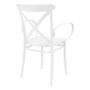 Compamia Cross XL Resin Outdoor Chair Black/Dark Gray/Taupe/Olive Green/White - Set of 2