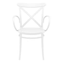 Compamia Cross XL Resin Outdoor Chair Black/Dark Gray/Taupe/Olive Green/White - Set of 2