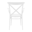 Compamia Cross XL Resin Outdoor Chair Black/Dark Gray/Taupe/Olive Green/White - Set of 2