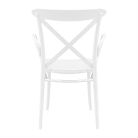 Compamia Cross XL Resin Outdoor Chair Black/Dark Gray/Taupe/Olive Green/White - Set of 2