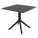 Compamia Cross XL Patio Dining Set with 4 Chairs Black/Dark Gray/Taupe/White/Olive Green