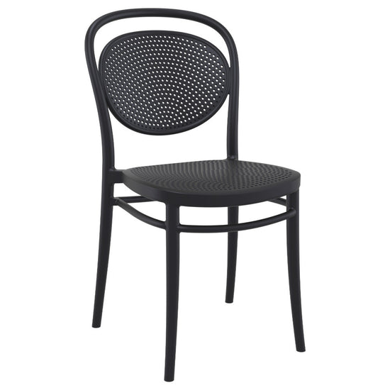Compamia Marcel Resin Outdoor Chair Black/Dark Gray/Taupe/Olive Green/White - Set of 2