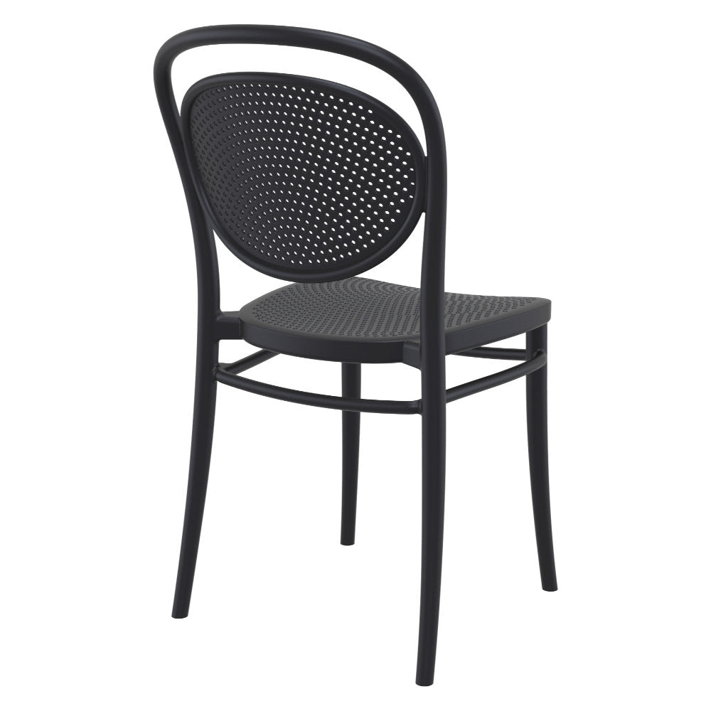 Compamia Marcel Resin Outdoor Chair Black/Dark Gray/Taupe/Olive Green/White - Set of 2