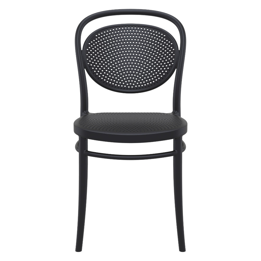 Compamia Marcel Resin Outdoor Chair Black/Dark Gray/Taupe/Olive Green/White - Set of 2