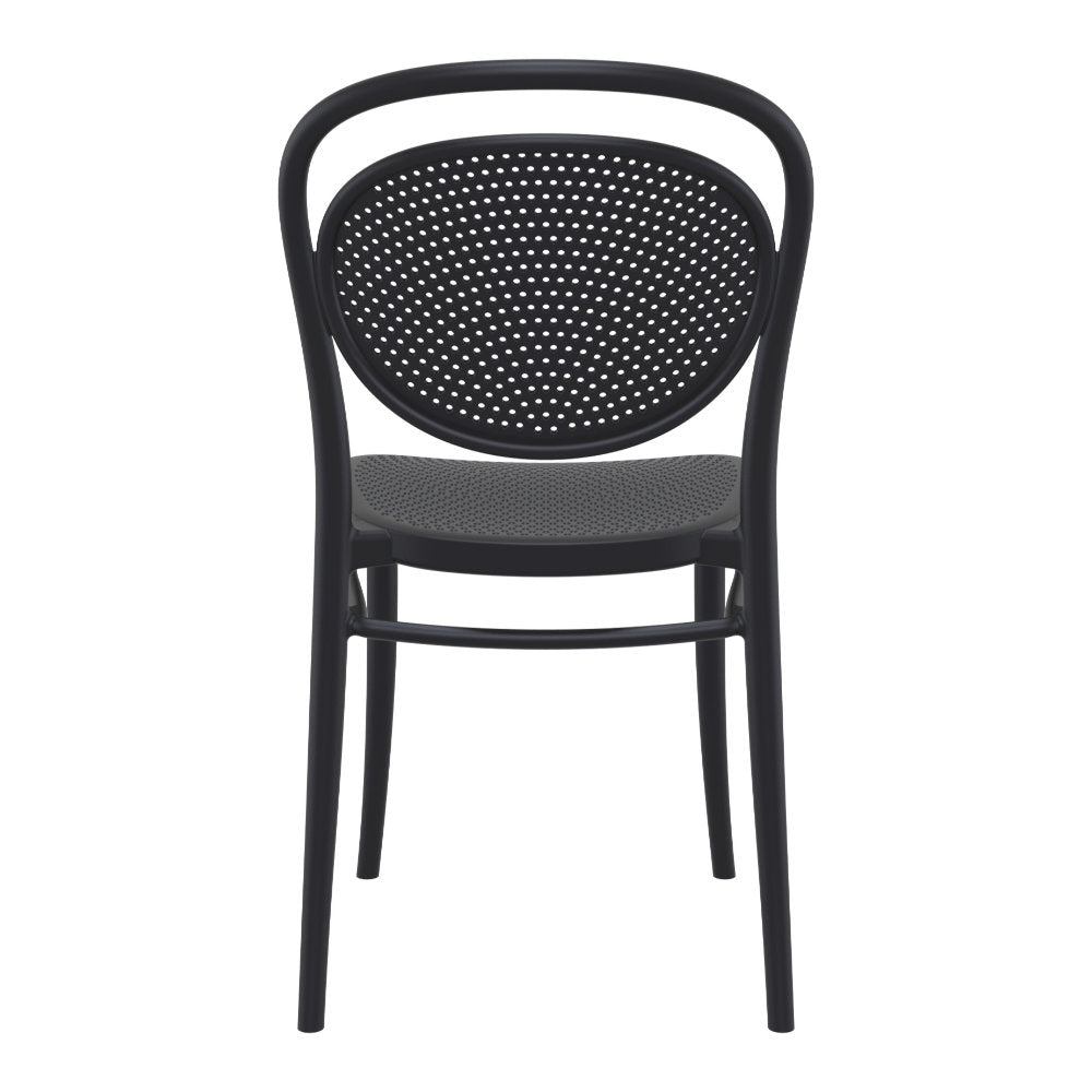 Compamia Marcel Resin Outdoor Chair Black/Dark Gray/Taupe/Olive Green/White - Set of 2