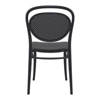 Compamia Marcel Resin Outdoor Chair Black/Dark Gray/Taupe/Olive Green/White - Set of 2
