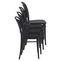 Compamia Marcel Resin Outdoor Chair Black/Dark Gray/Taupe/Olive Green/White - Set of 2
