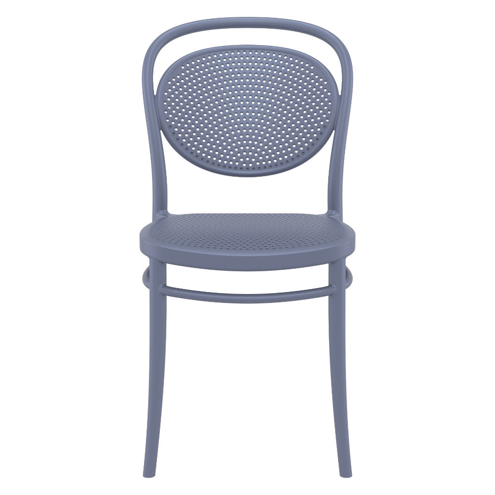 Compamia Marcel Resin Outdoor Chair Black/Dark Gray/Taupe/Olive Green/White - Set of 2