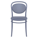 Compamia Marcel Resin Outdoor Chair Black/Dark Gray/Taupe/Olive Green/White - Set of 2