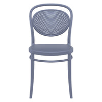 Compamia Marcel Resin Outdoor Chair Black/Dark Gray/Taupe/Olive Green/White - Set of 2