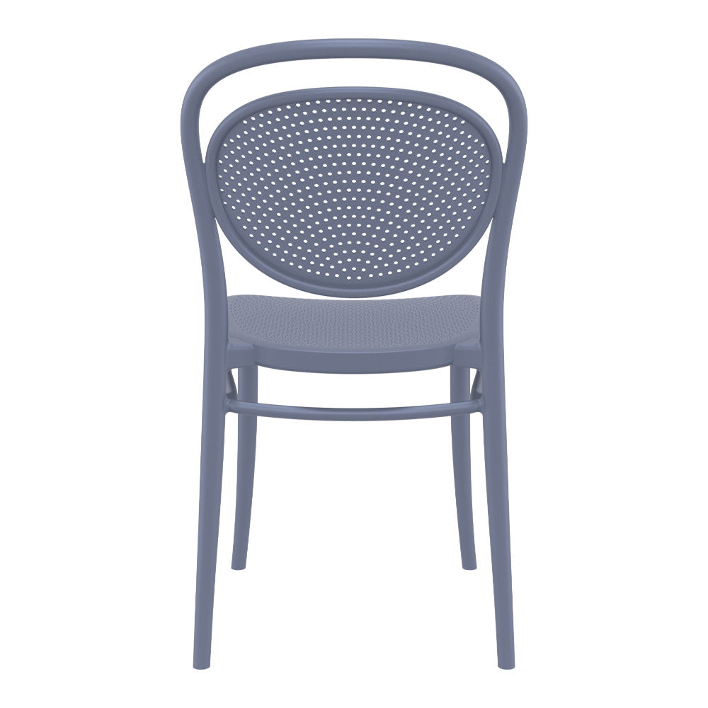 Compamia Marcel Resin Outdoor Chair Black/Dark Gray/Taupe/Olive Green/White - Set of 2