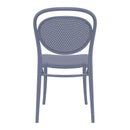 Compamia Marcel Resin Outdoor Chair Black/Dark Gray/Taupe/Olive Green/White - Set of 2