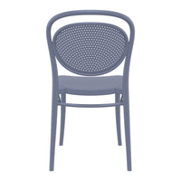 Compamia Marcel Resin Outdoor Chair Black/Dark Gray/Taupe/Olive Green/White - Set of 2