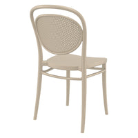 Compamia Marcel Resin Outdoor Chair Black/Dark Gray/Taupe/Olive Green/White - Set of 2