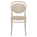 Compamia Marcel Resin Outdoor Chair Black/Dark Gray/Taupe/Olive Green/White - Set of 2