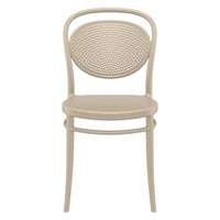 Compamia Marcel Resin Outdoor Chair Black/Dark Gray/Taupe/Olive Green/White - Set of 2