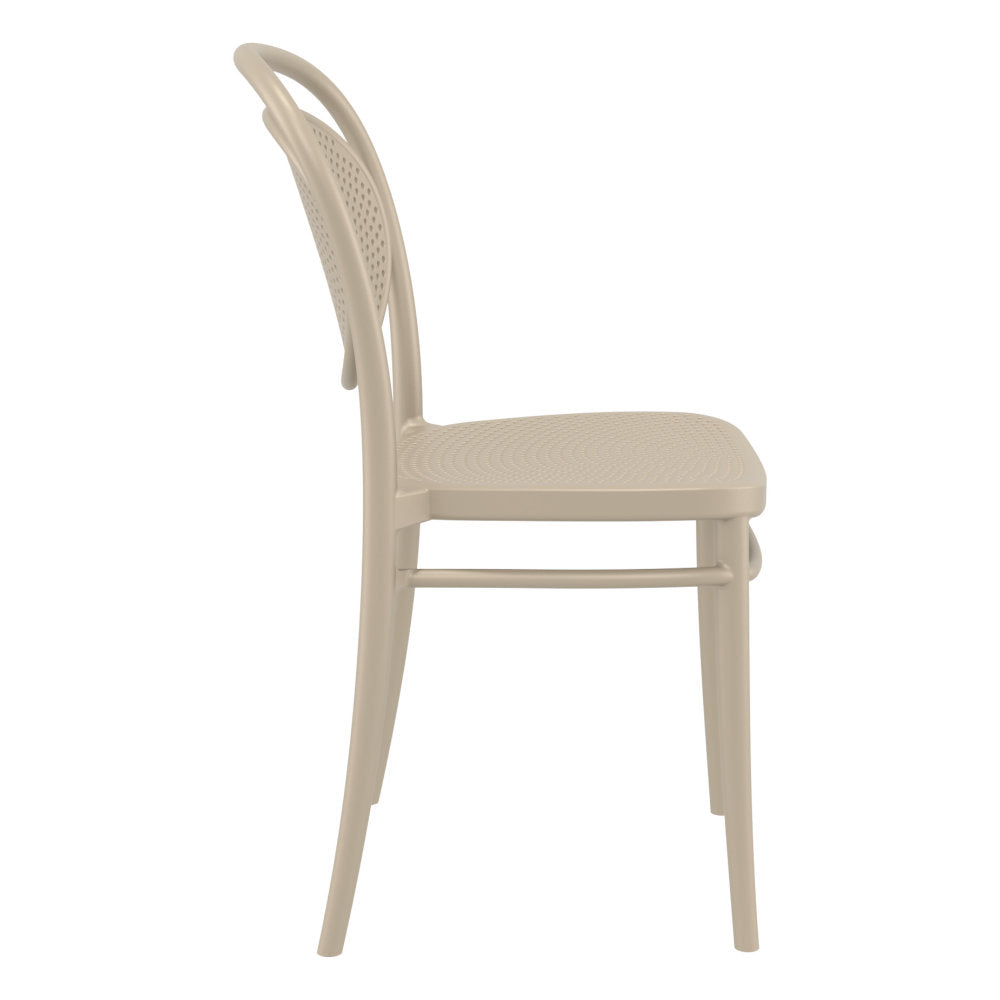 Compamia Marcel Resin Outdoor Chair Black/Dark Gray/Taupe/Olive Green/White - Set of 2