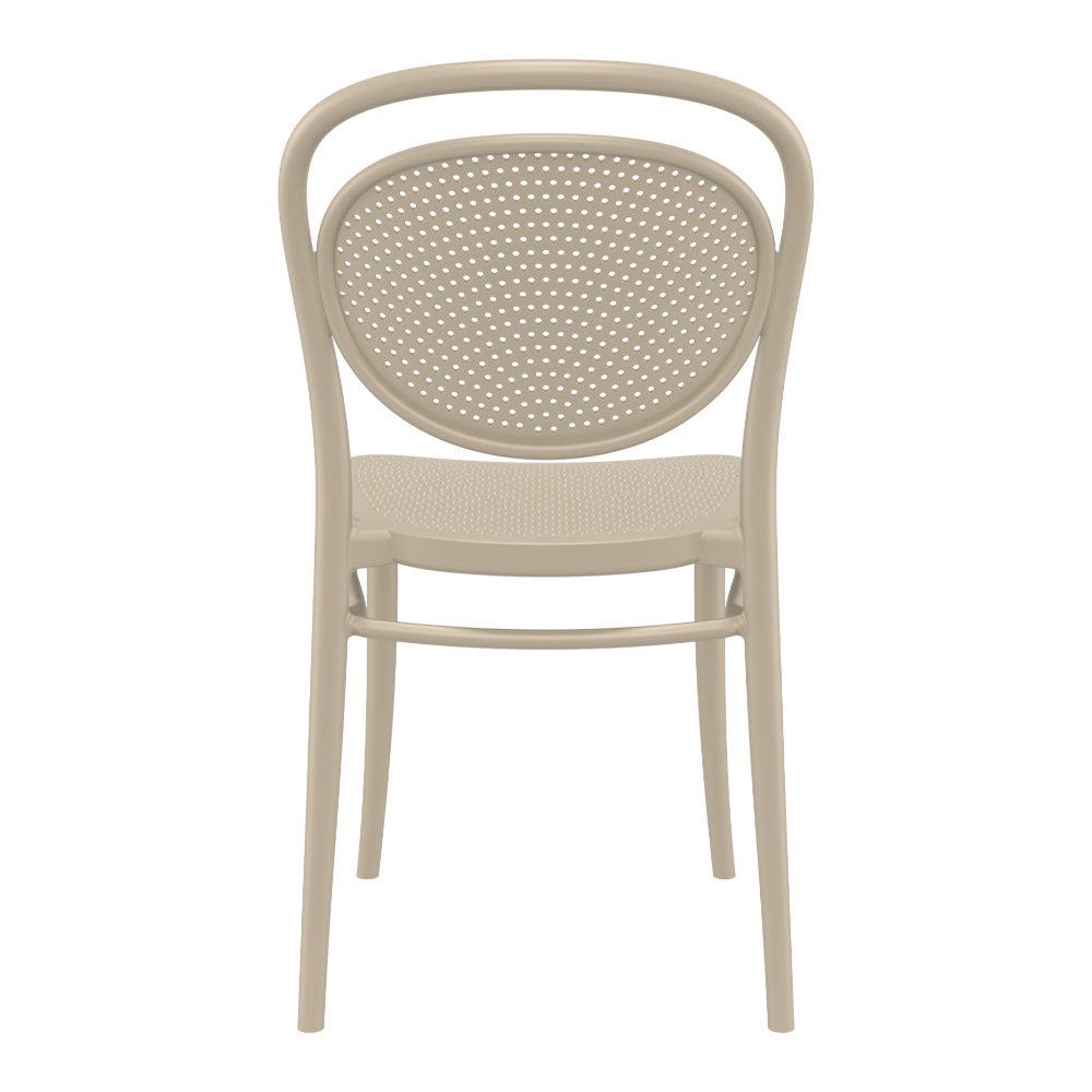 Compamia Marcel Resin Outdoor Chair Black/Dark Gray/Taupe/Olive Green/White - Set of 2