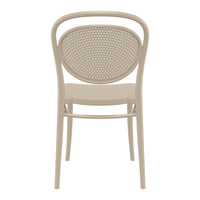Compamia Marcel Resin Outdoor Chair Black/Dark Gray/Taupe/Olive Green/White - Set of 2