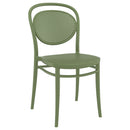 Compamia Marcel Resin Outdoor Chair Black/Dark Gray/Taupe/Olive Green/White - Set of 2