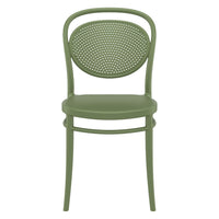 Compamia Marcel Resin Outdoor Chair Black/Dark Gray/Taupe/Olive Green/White - Set of 2