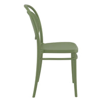 Compamia Marcel Resin Outdoor Chair Black/Dark Gray/Taupe/Olive Green/White - Set of 2