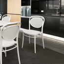 Compamia Marcel Resin Outdoor Chair Black/Dark Gray/Taupe/Olive Green/White - Set of 2