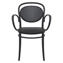 Compamia Marcel XL Resin Outdoor Chair Black/Dark Gray/Taupe/Olive Green/White - Set of 2