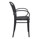 Compamia Marcel XL Resin Outdoor Chair Black/Dark Gray/Taupe/Olive Green/White - Set of 2