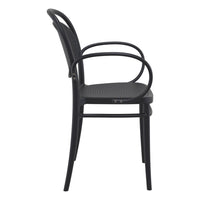 Compamia Marcel XL Resin Outdoor Chair Black/Dark Gray/Taupe/Olive Green/White - Set of 2