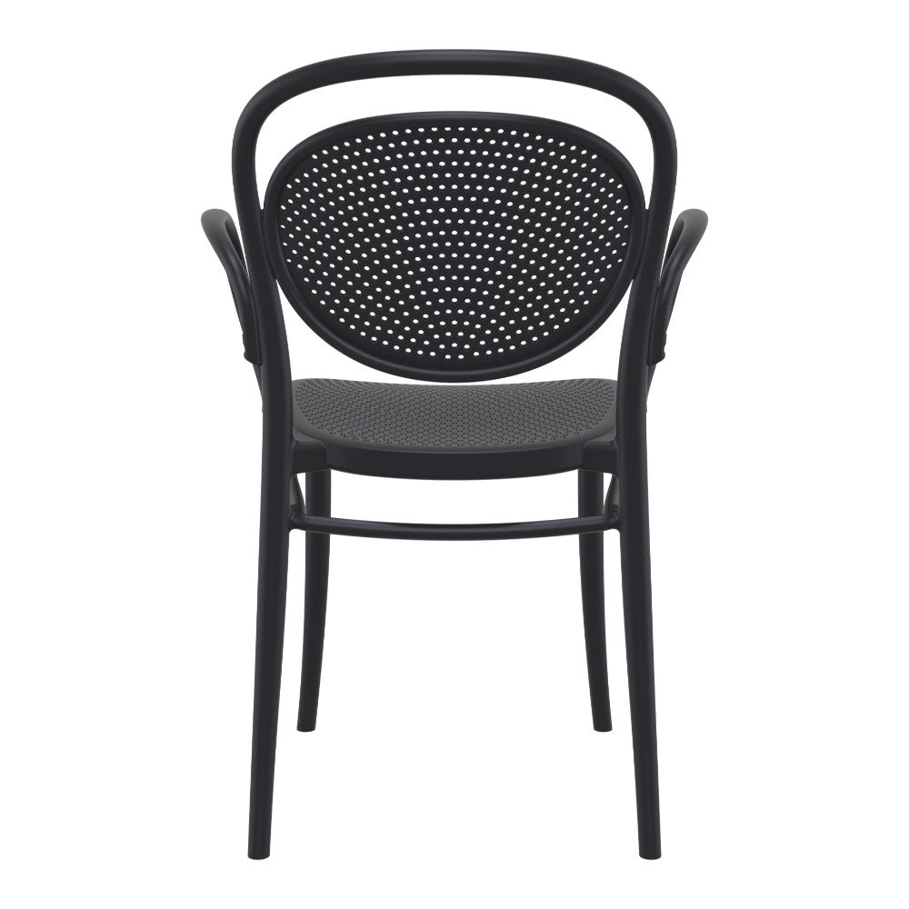 Compamia Marcel XL Resin Outdoor Chair Black/Dark Gray/Taupe/Olive Green/White - Set of 2
