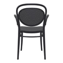 Compamia Marcel XL Resin Outdoor Chair Black/Dark Gray/Taupe/Olive Green/White - Set of 2