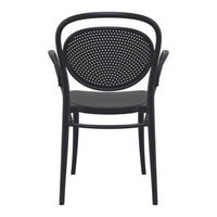 Compamia Marcel XL Resin Outdoor Chair Black/Dark Gray/Taupe/Olive Green/White - Set of 2