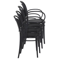 Compamia Marcel XL Resin Outdoor Chair Black/Dark Gray/Taupe/Olive Green/White - Set of 2