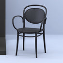 Compamia Marcel XL Resin Outdoor Chair Black/Dark Gray/Taupe/Olive Green/White - Set of 2