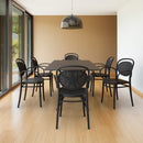 Compamia Marcel XL Resin Outdoor Chair Black/Dark Gray/Taupe/Olive Green/White - Set of 2