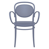 Compamia Marcel XL Resin Outdoor Chair Black/Dark Gray/Taupe/Olive Green/White - Set of 2