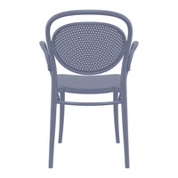 Compamia Marcel XL Resin Outdoor Chair Black/Dark Gray/Taupe/Olive Green/White - Set of 2
