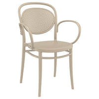 Compamia Marcel XL Resin Outdoor Chair Black/Dark Gray/Taupe/Olive Green/White - Set of 2
