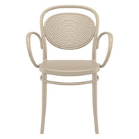 Compamia Marcel XL Resin Outdoor Chair Black/Dark Gray/Taupe/Olive Green/White - Set of 2