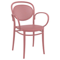 Compamia Marcel XL Resin Outdoor Arm Chair Marsala - Set of 2