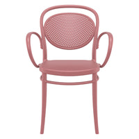 Compamia Marcel XL Resin Outdoor Arm Chair Marsala - Set of 2