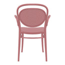 Compamia Marcel XL Resin Outdoor Arm Chair Marsala - Set of 2
