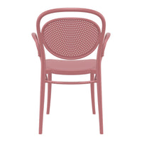Compamia Marcel XL Resin Outdoor Arm Chair Marsala - Set of 2