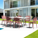 Compamia Marcel XL Resin Outdoor Arm Chair Marsala - Set of 2