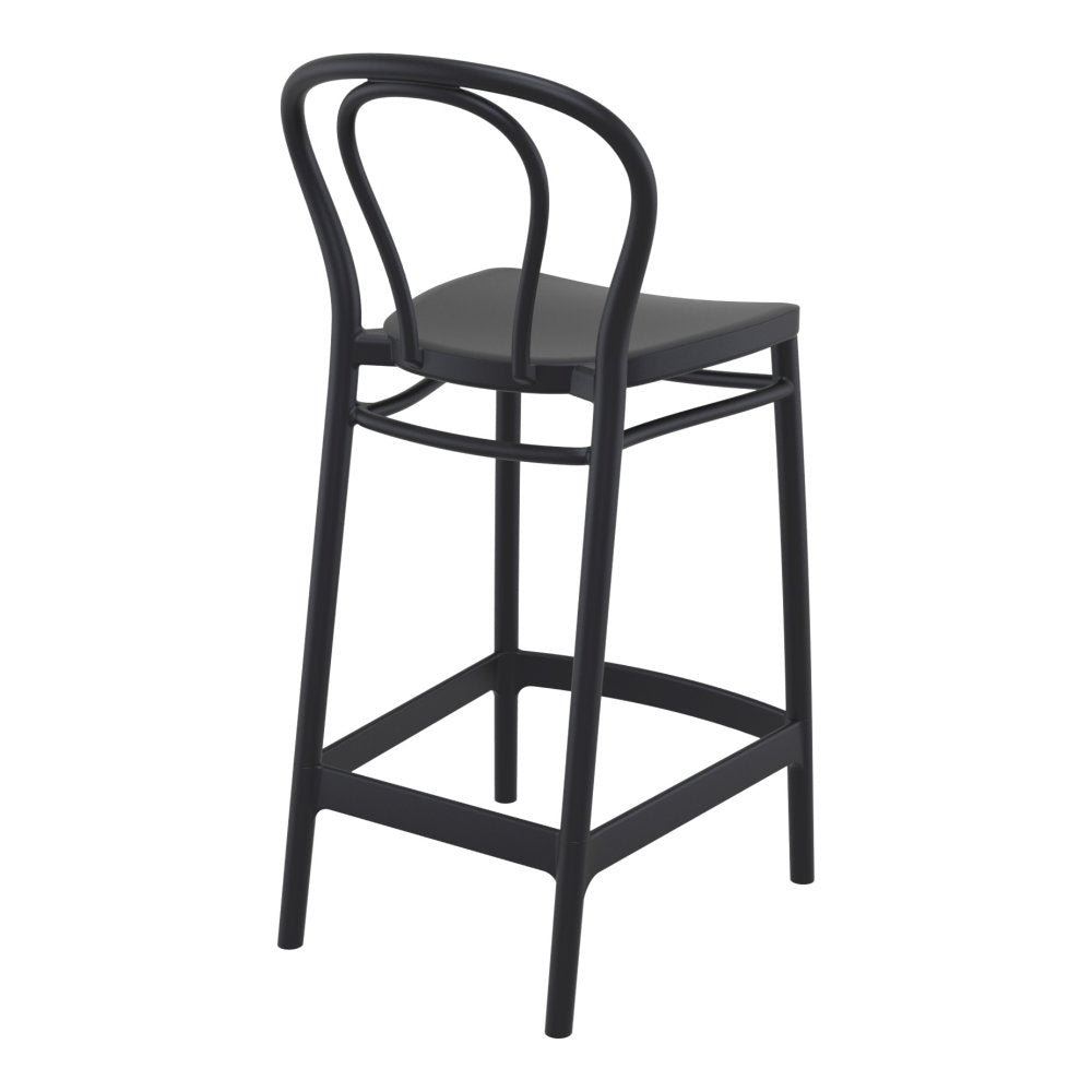 Compamia Victor Counter Stool Black/Dark Gray/Taupe/Olive Green/White - Set of 2